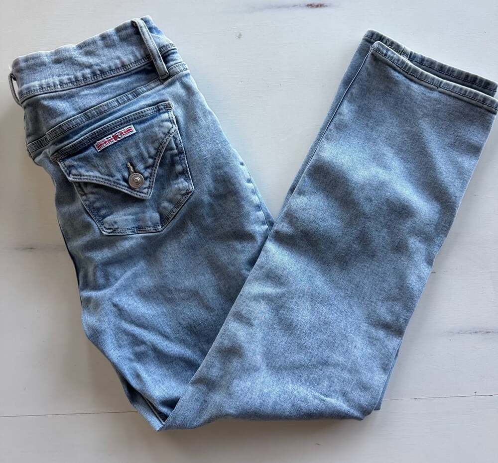Hudson Jeans Flap Pocket Blue Light Wash Jeans size 8